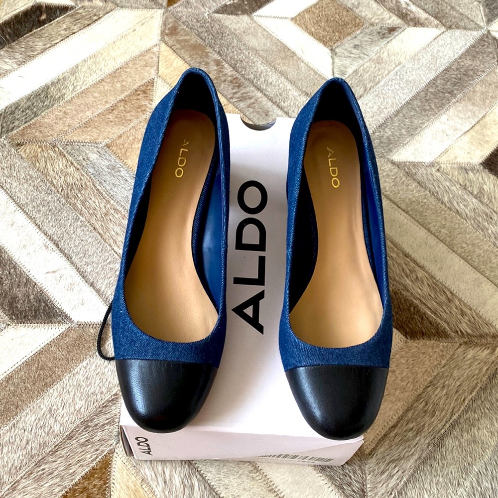 Aldo Denim Block heel Pumps